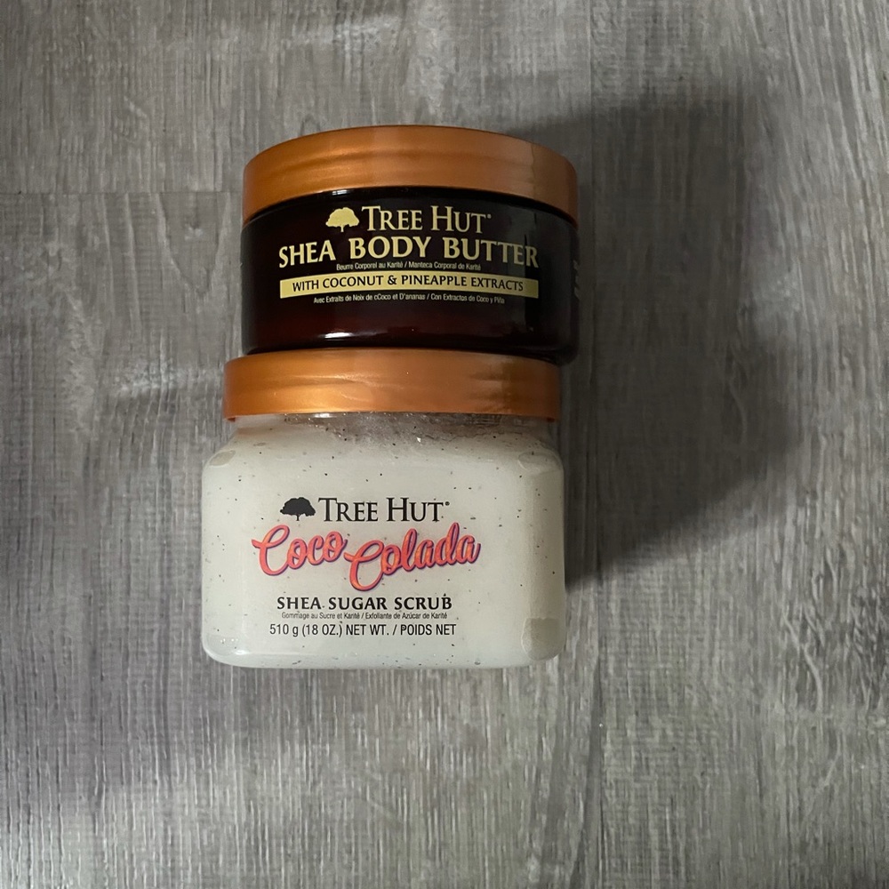 Tree hut body scrub and whipped body butter